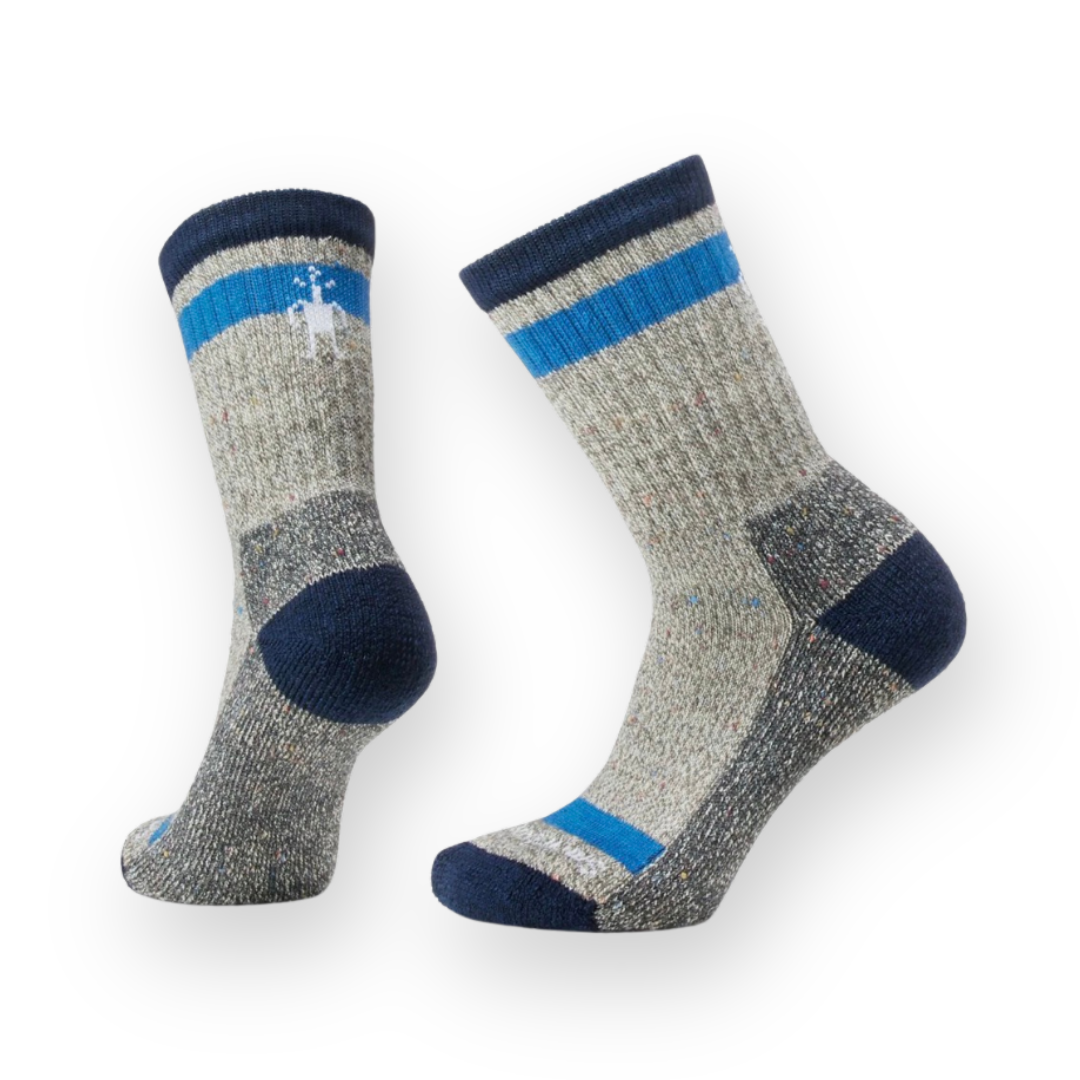 SMARTWOOL - EVERYDAY LARIMER CREW IN TAUPE/NATURAL MARL