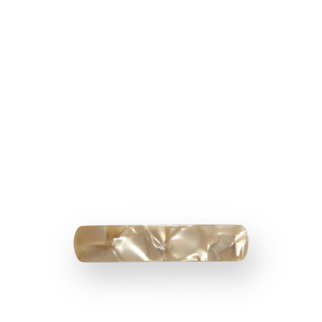 MACHETE - NO. 3 HEIRLOOM BARRETTE IN SAND SHELL