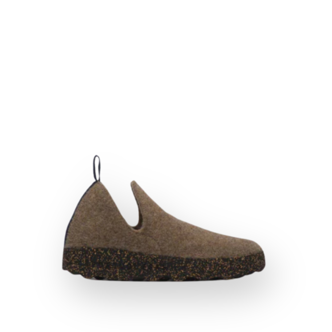 ASPORTUGUESAS - MEN'S CITY SLIP ON IN TAUPE WOOL