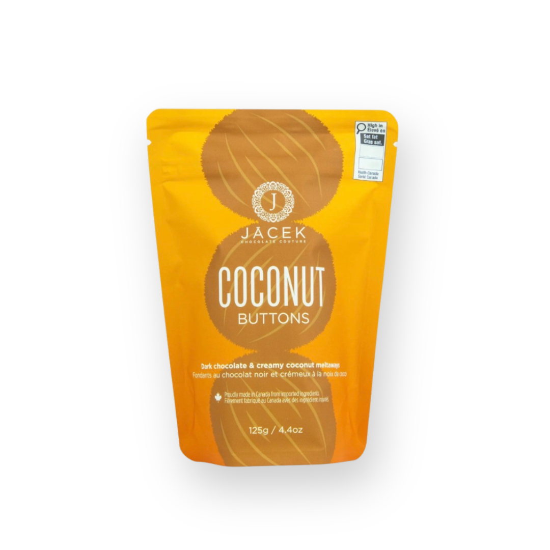 JACEK CHOCOLATE COUTURE - COCONUT CHOCOLATE BUTTONS