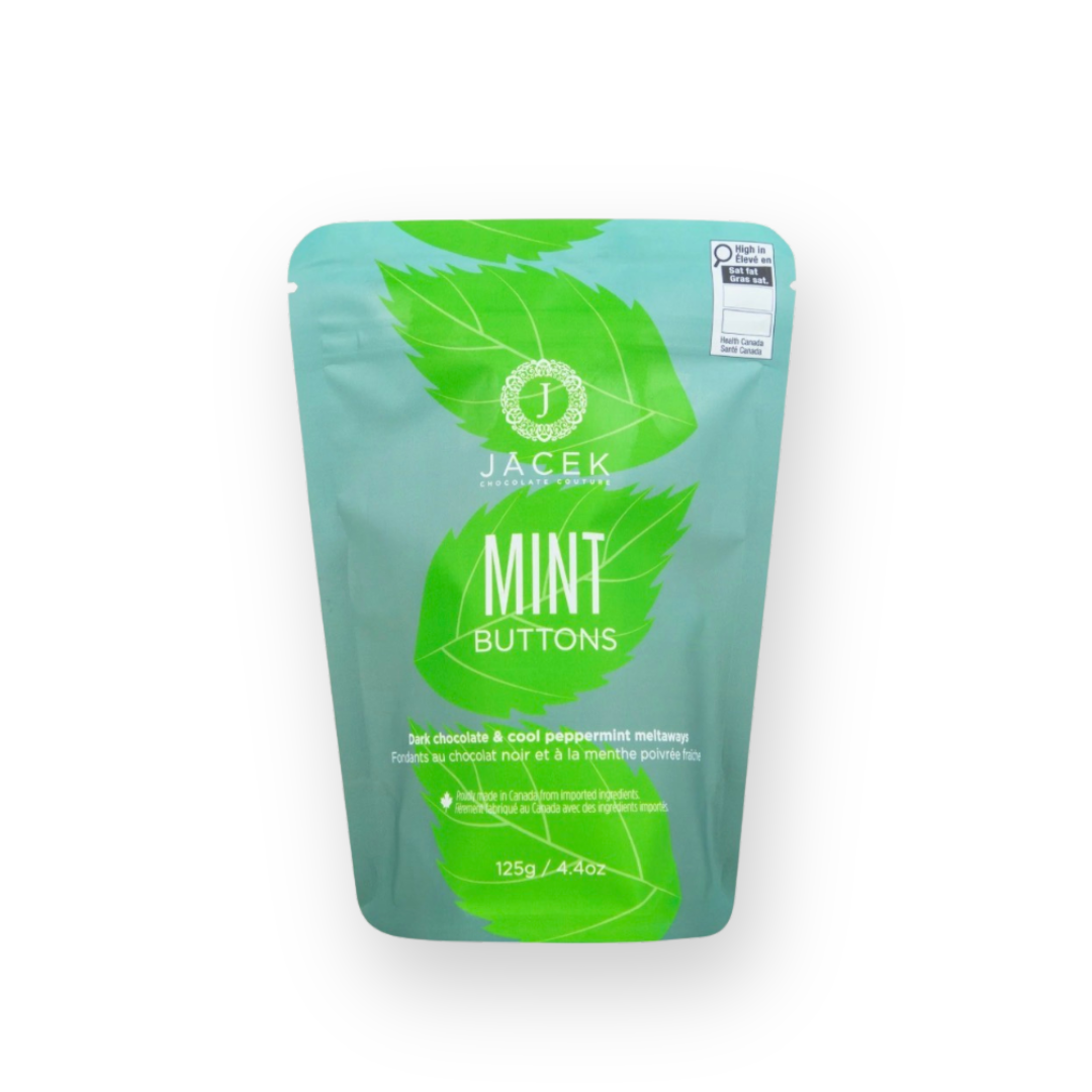 JACEK CHOCOLATE COUTURE - MINT CHOCOLATE BUTTONS