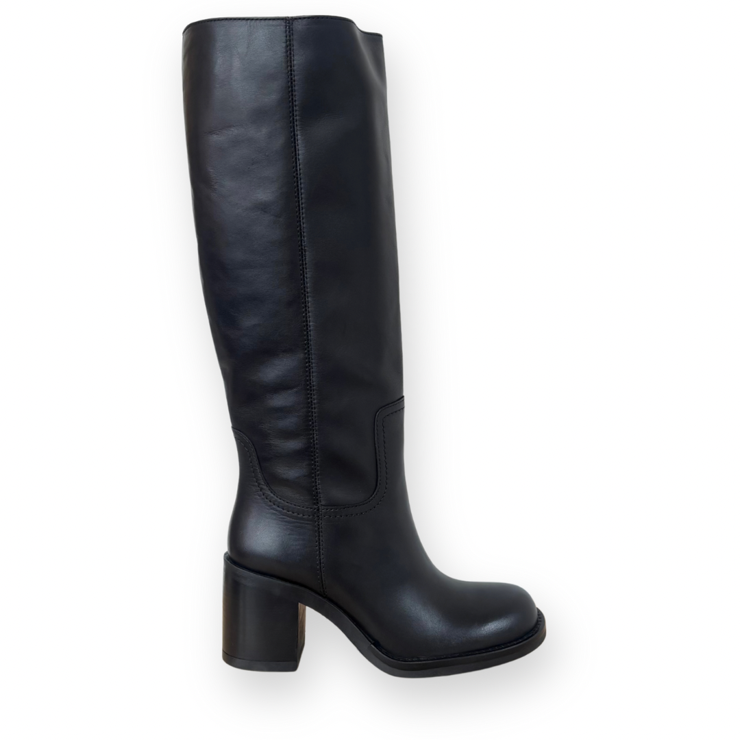 ATELIERS - SENSEI TALL BOOT IN BLACK LEATHER