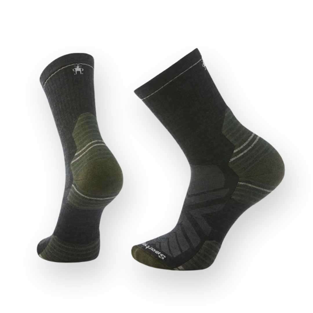 SMARTWOOL - HIKE TARGETED CUSHION MID CREW SOCK IN CHARCOAL