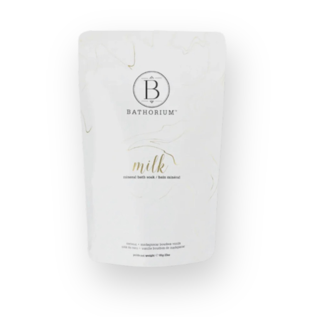 BATHORIUM - MINERAL BATH MILK SOAK IN COCONUT + VANILLA - 650G