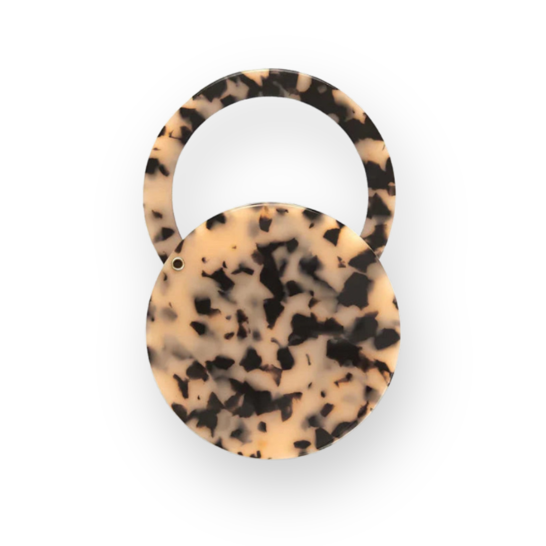 MACHETE - COMPACT MIRROR IN BLONDE TORTOISE