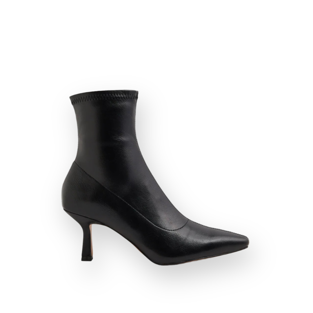 MOLLINI - AUDRY BOOTIE IN BLACK SYNTHETIC LEATHER