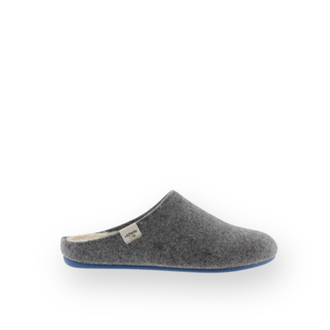 VICTORIA - NORTE SLIPPER IN GRIS RECYCLED FELT