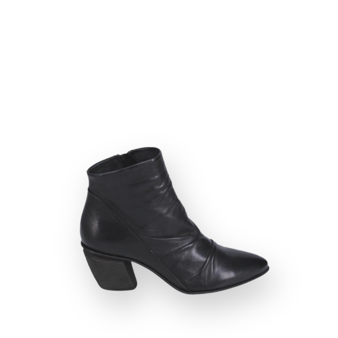 MIZ MOOZ - JEANIE BOOTIE IN BLACK LEATHER
