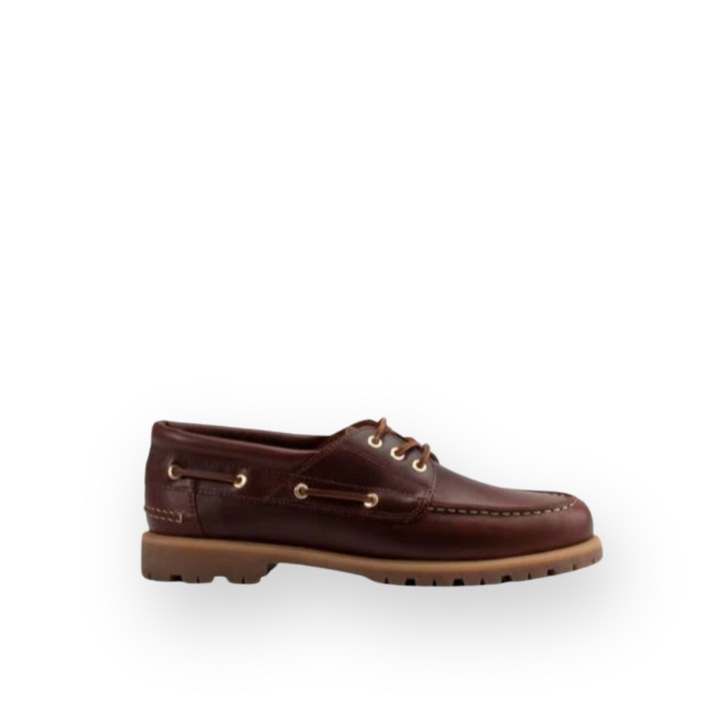 VAGABOND SHOEMAKERS - JOSLYN PLATFORM BOAT SHOE IN BROWN LEATHER