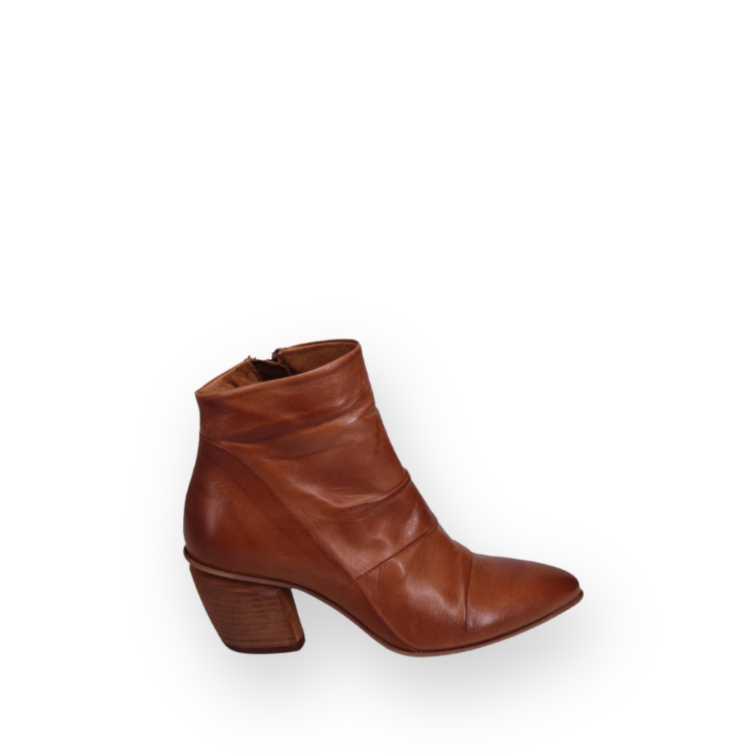 MIZ MOOZ - JEANIE BOOTIE IN BRANDY LEATHER