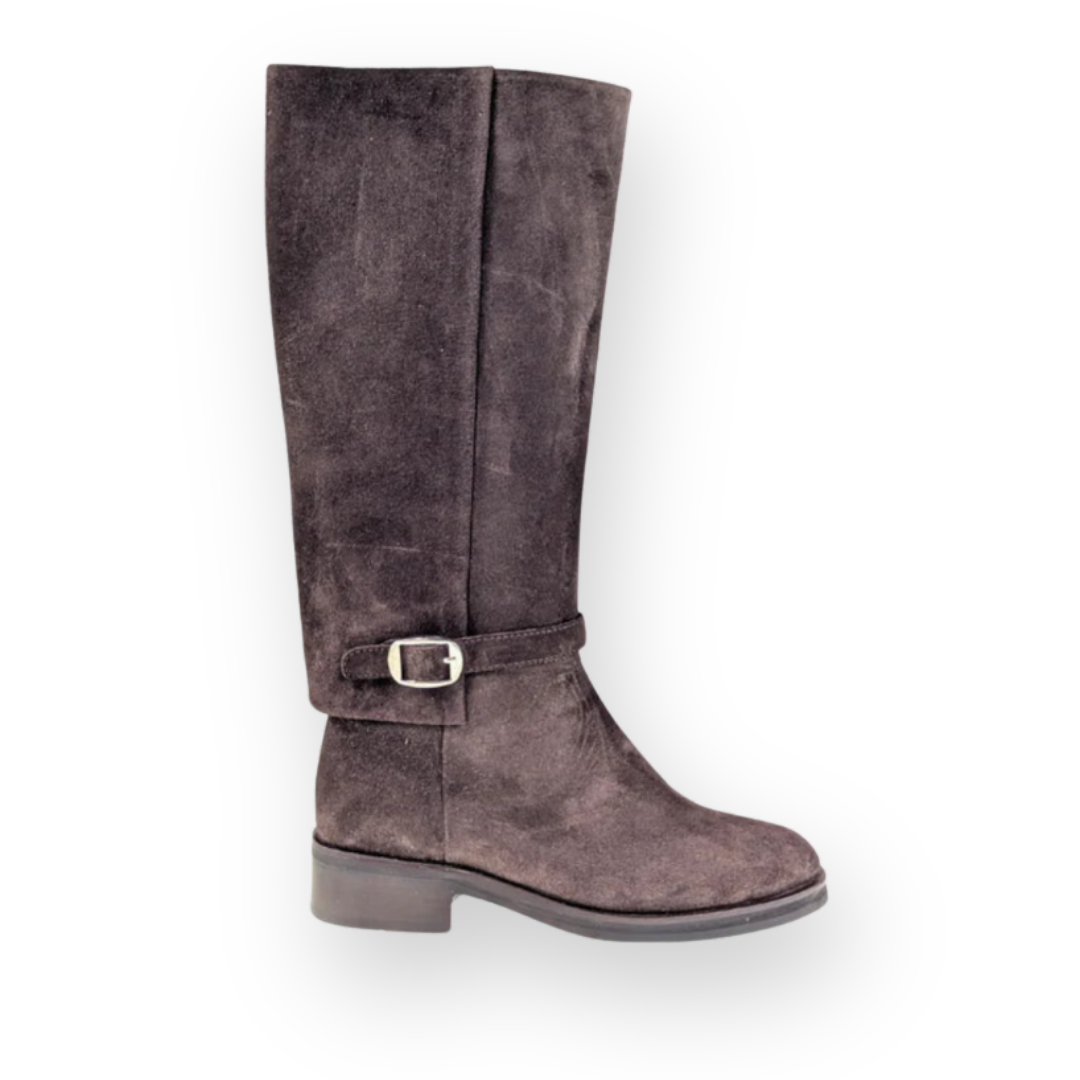 ATELEIRS -  SENECA TALL BOOT IN BROWN SUEDE