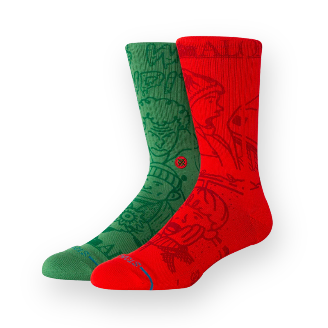 STANCE - HOME ALONE CREW SOCK IN MULTI