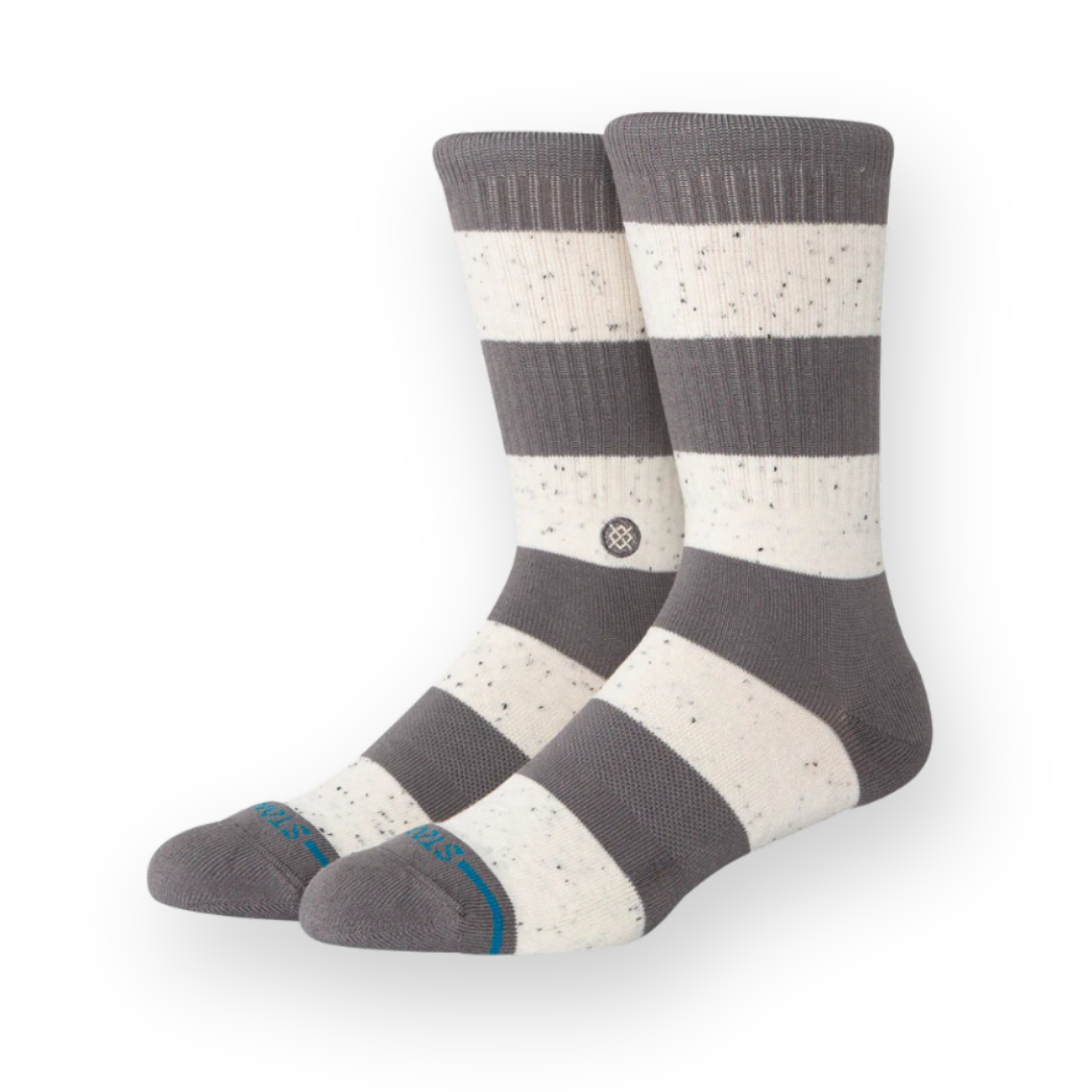 STANCE - NEP STRIPE CREW SOCK IN GREY