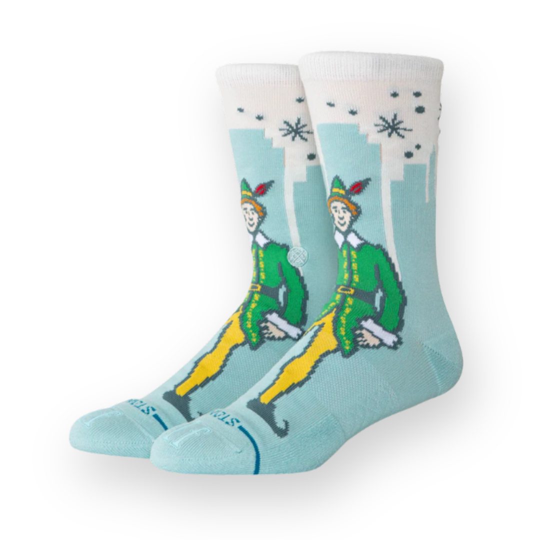 STANCE - BIG CITY ELF CREW SOCK IN ICE BLUE
