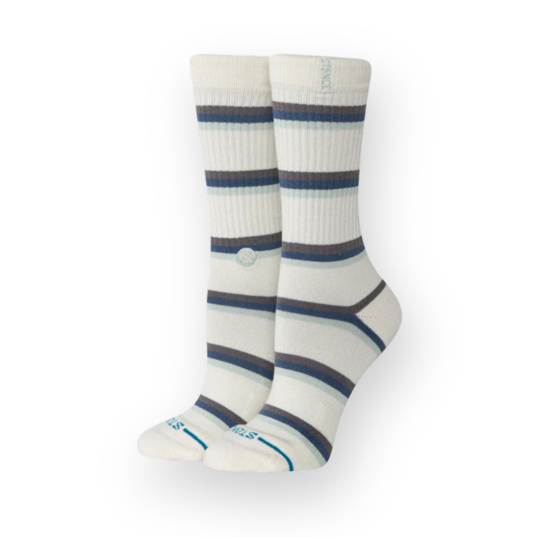STANCE - W STRATA CREW SOCK IN IVORY