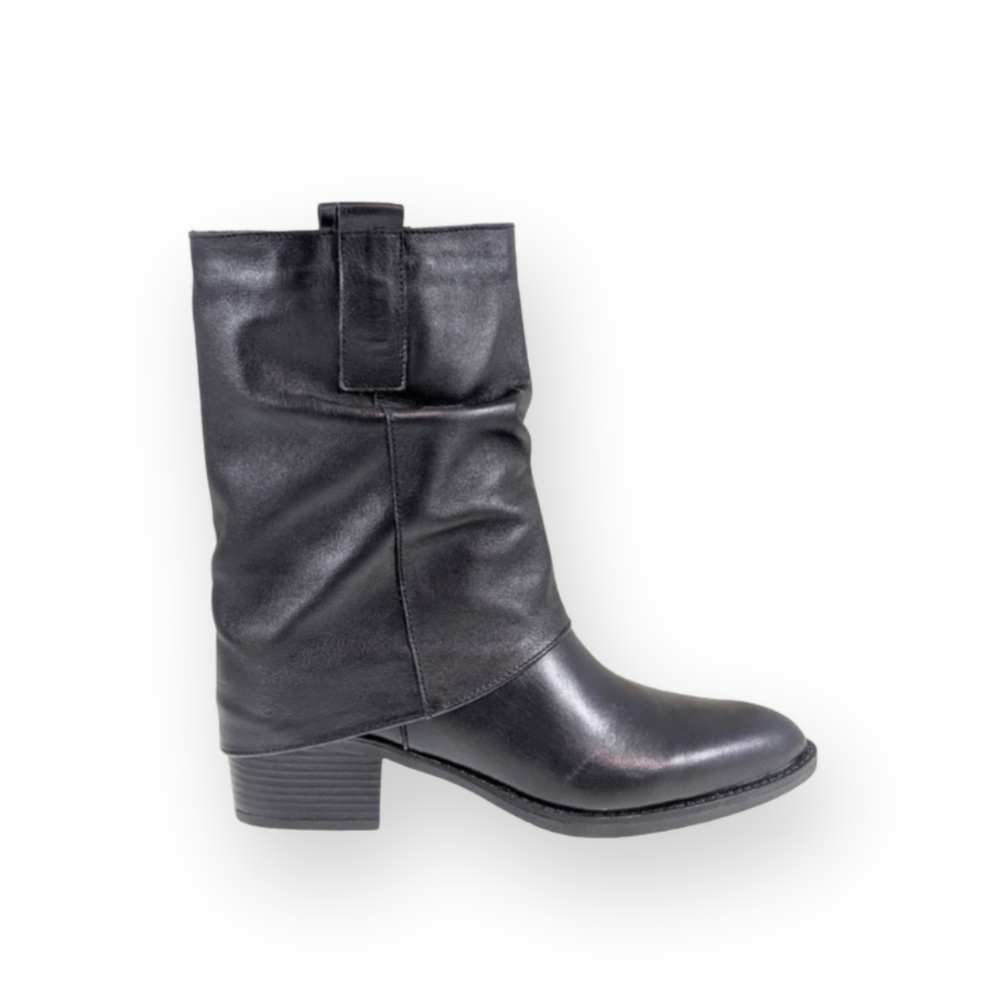 ATELIERS - BETSY BOOT IN BLACK LEATHER