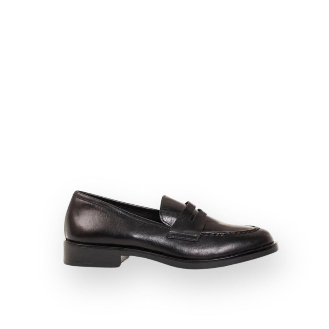 ATELIERS - CARLOS LOAFER IN BLACK LEATHER