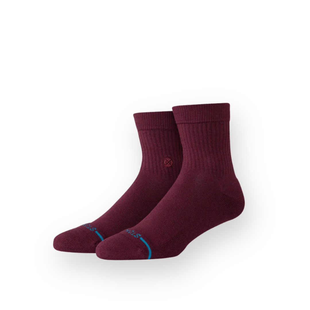 STANCE - ICON QUARTER SOCK IN WINE