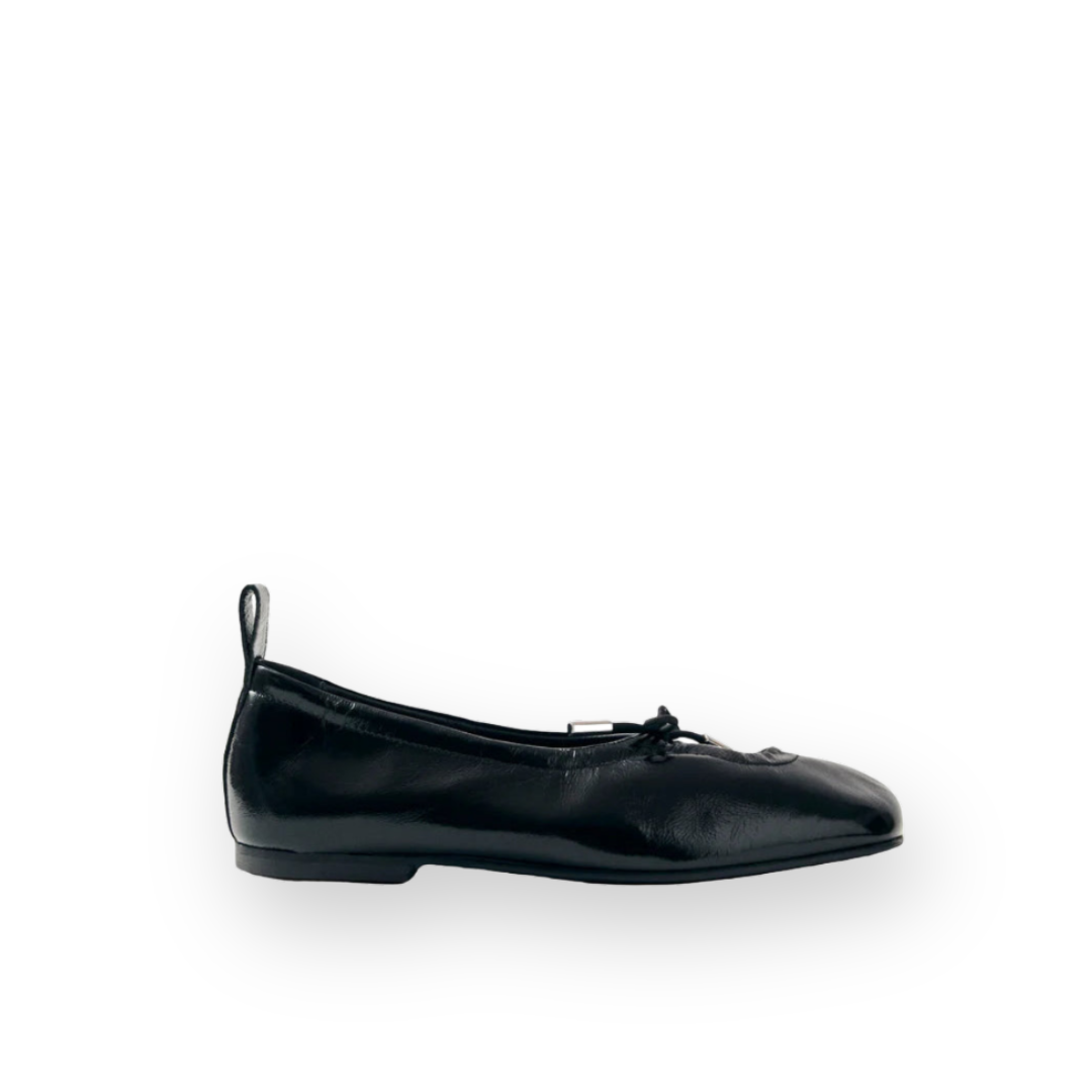 ALOHAS - ROSALIND FLAT IN BLACK PATENT LEATHER