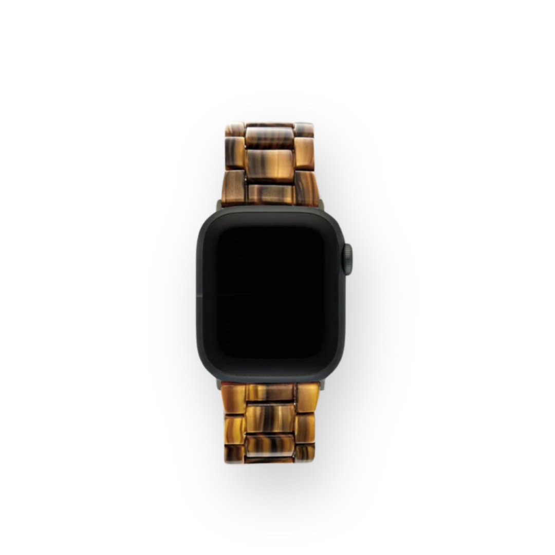 MACHETE - APPLE WATCH BAND IN TIGER'S EYE - UNIVERSAL FIT
