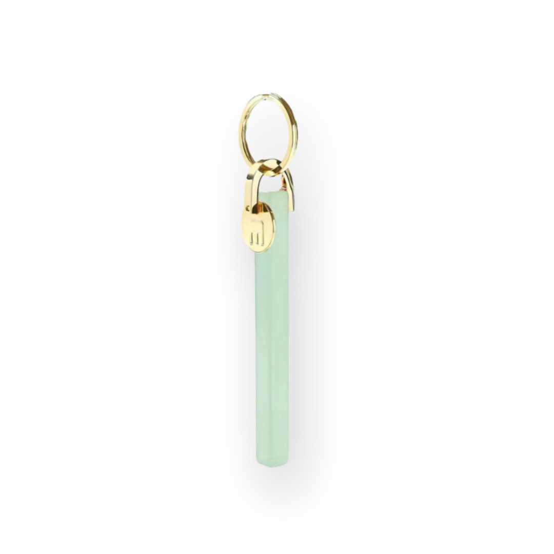 MACHETE - BAR KEYCHAIN IN SEA GLASS/GOLD