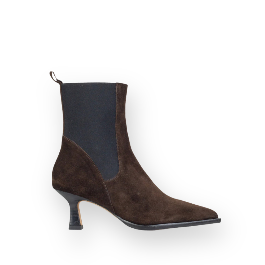 ANGEL ALARCON - BRIELAS BOOT IN DARK BROWN SUEDE