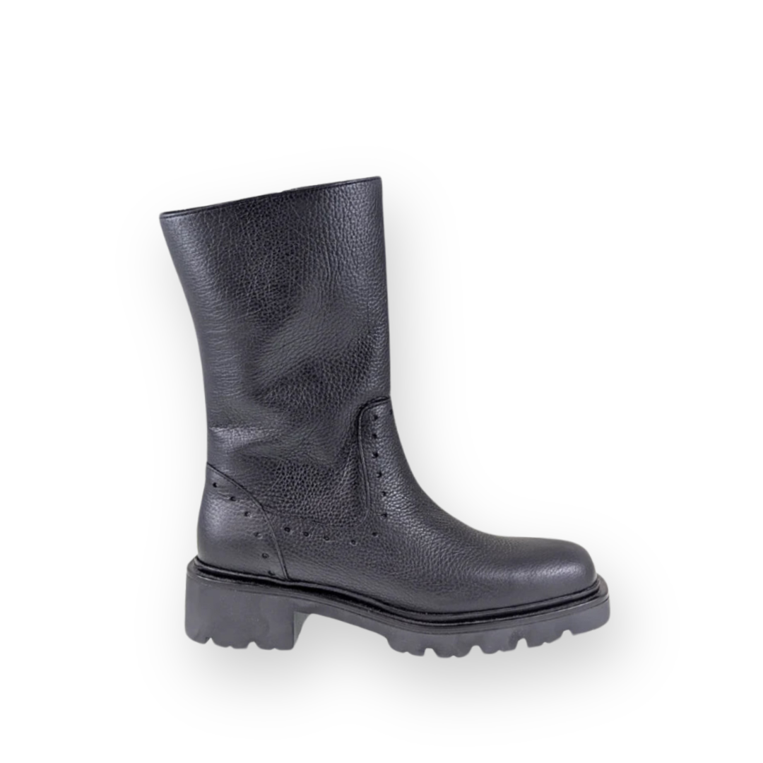 ATELIERS - BASTA BOOT IN BLACK LEATHER