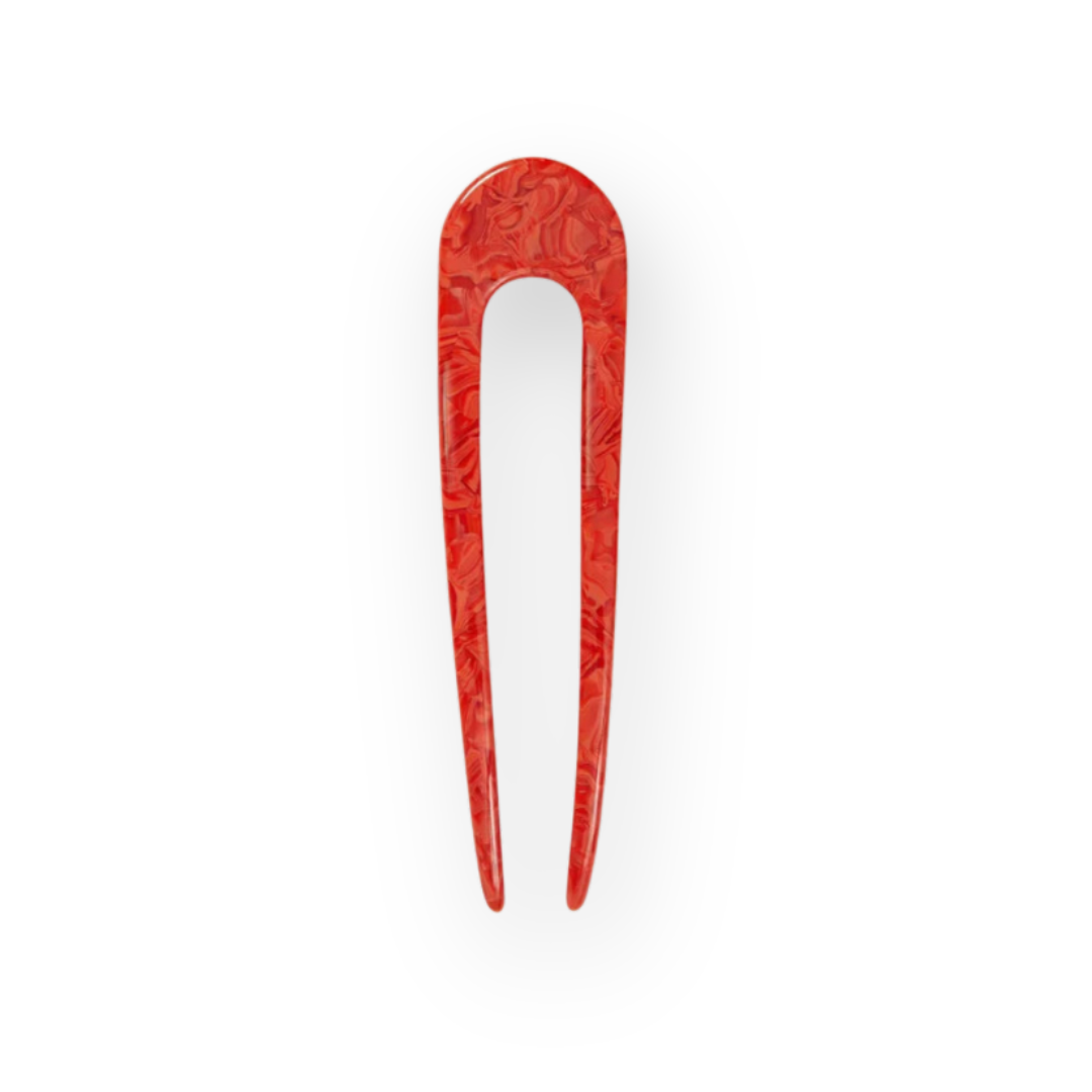 MACHETE - FRENCH HAIR PIN IN POPPY