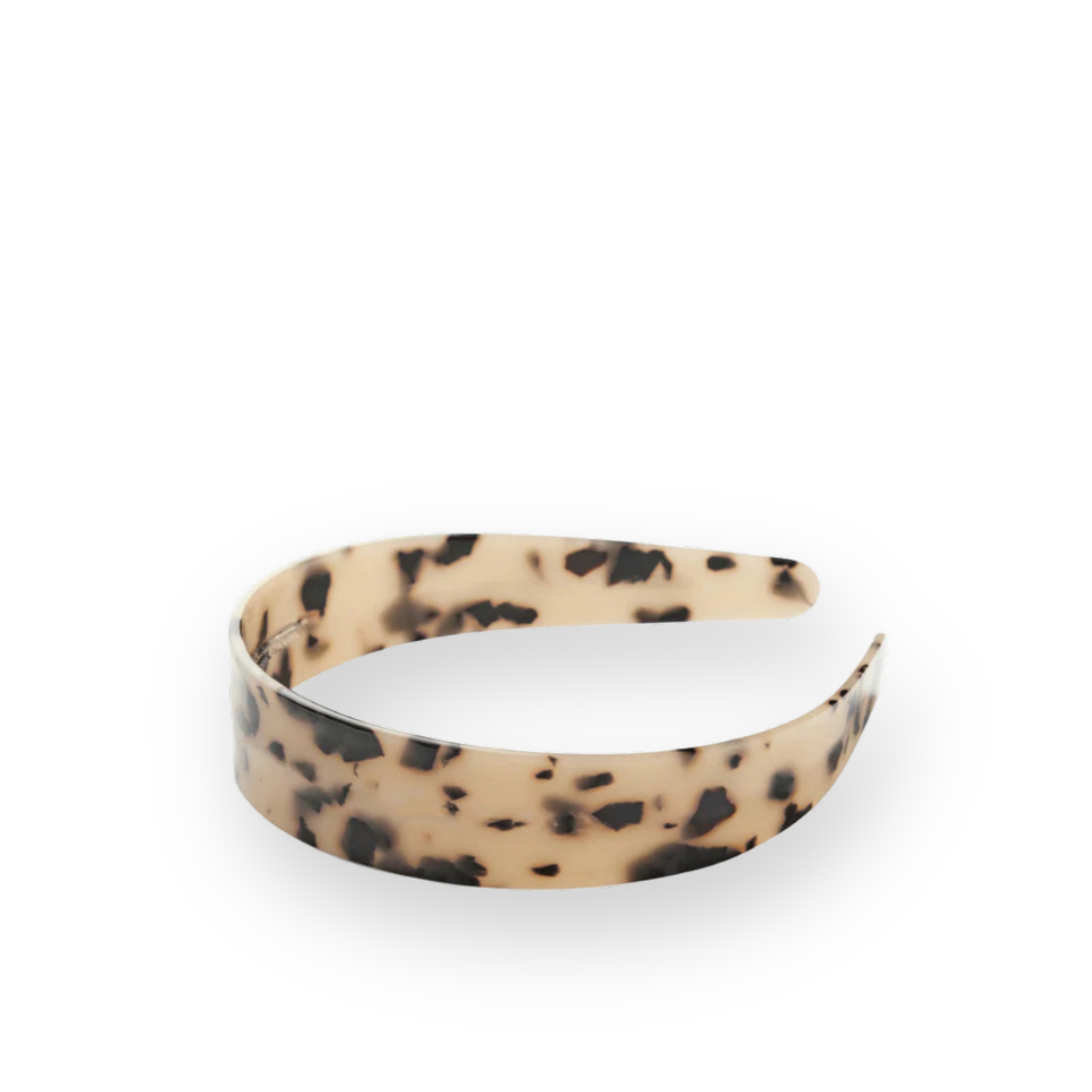 MACHETE - WIDE HEADBAND IN BLONDE TORTOISE
