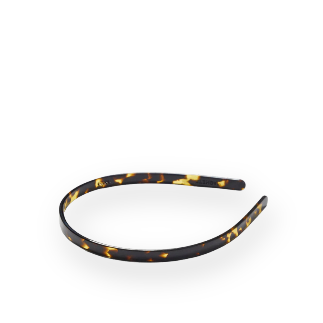 MACHETE - ULTRALIGHT THIN HEADBAND IN DARK TORTOISE