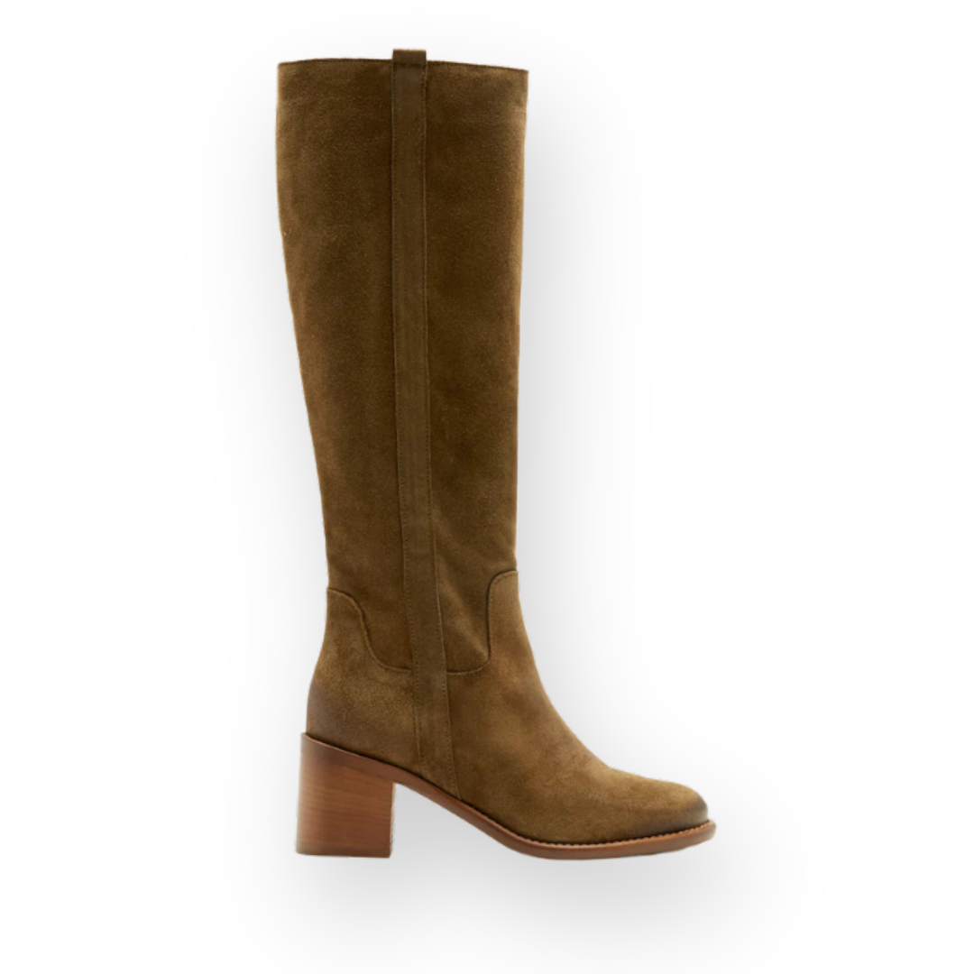 SISTER X SOEUR - MARGO TALL BOOT IN TAUPE SUEDE