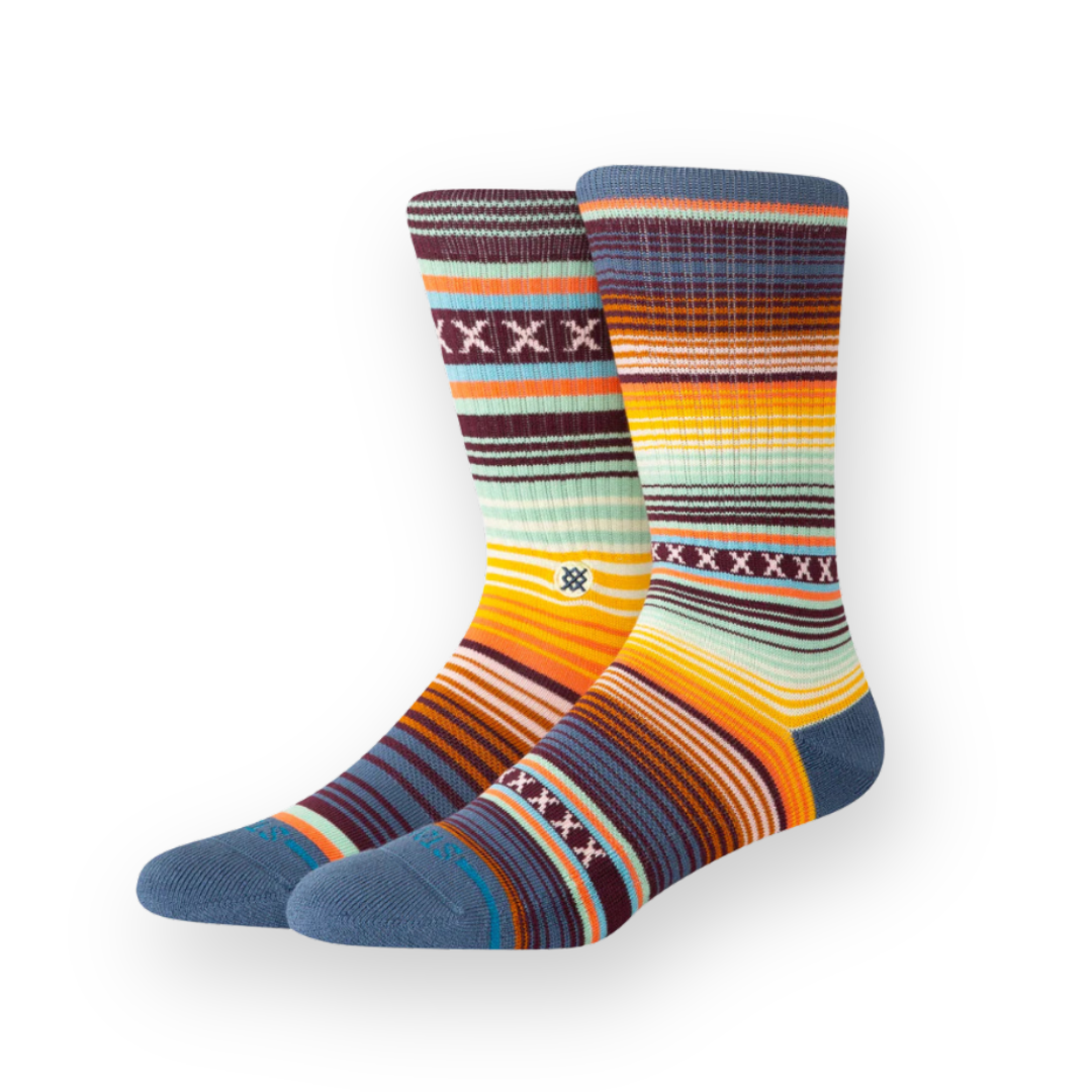 STANCE - CURREN CREW SOCK IN SEABLUE