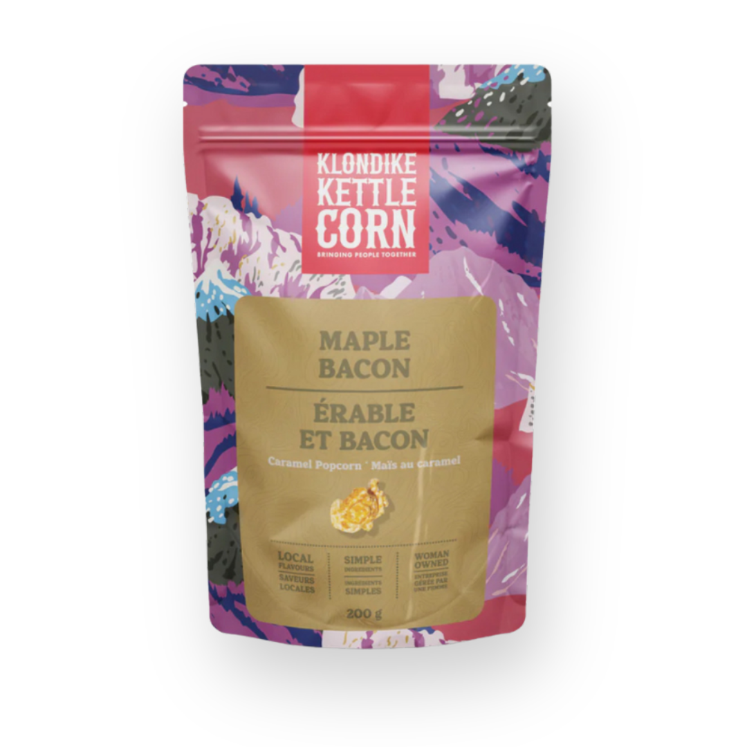 KLONDIKE KETTLE CORN - KETTLE CORN IN MAPLE BACON
