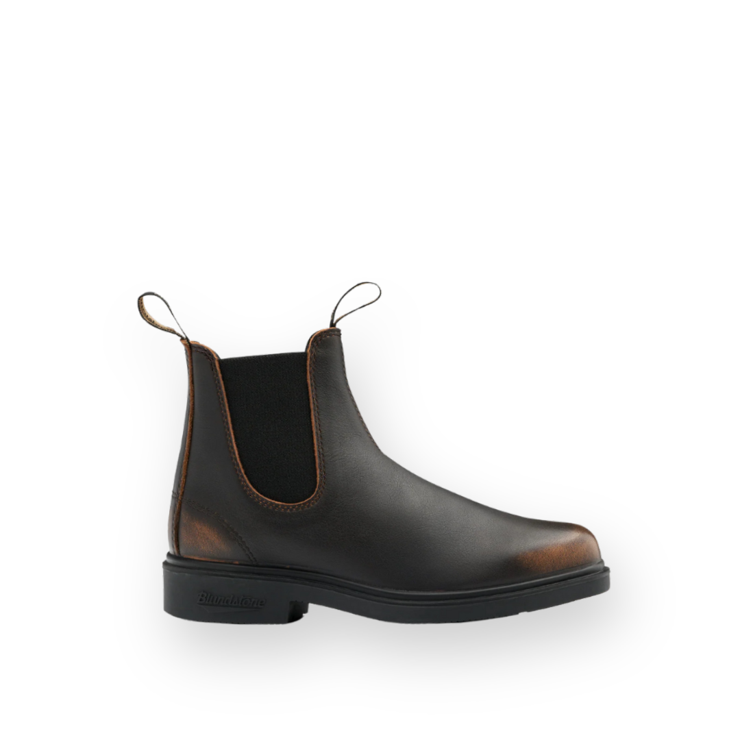 BLUNDSTONE - 2583 CHISEL TOE BOOT IN VINTAGE BROWN LEATHER