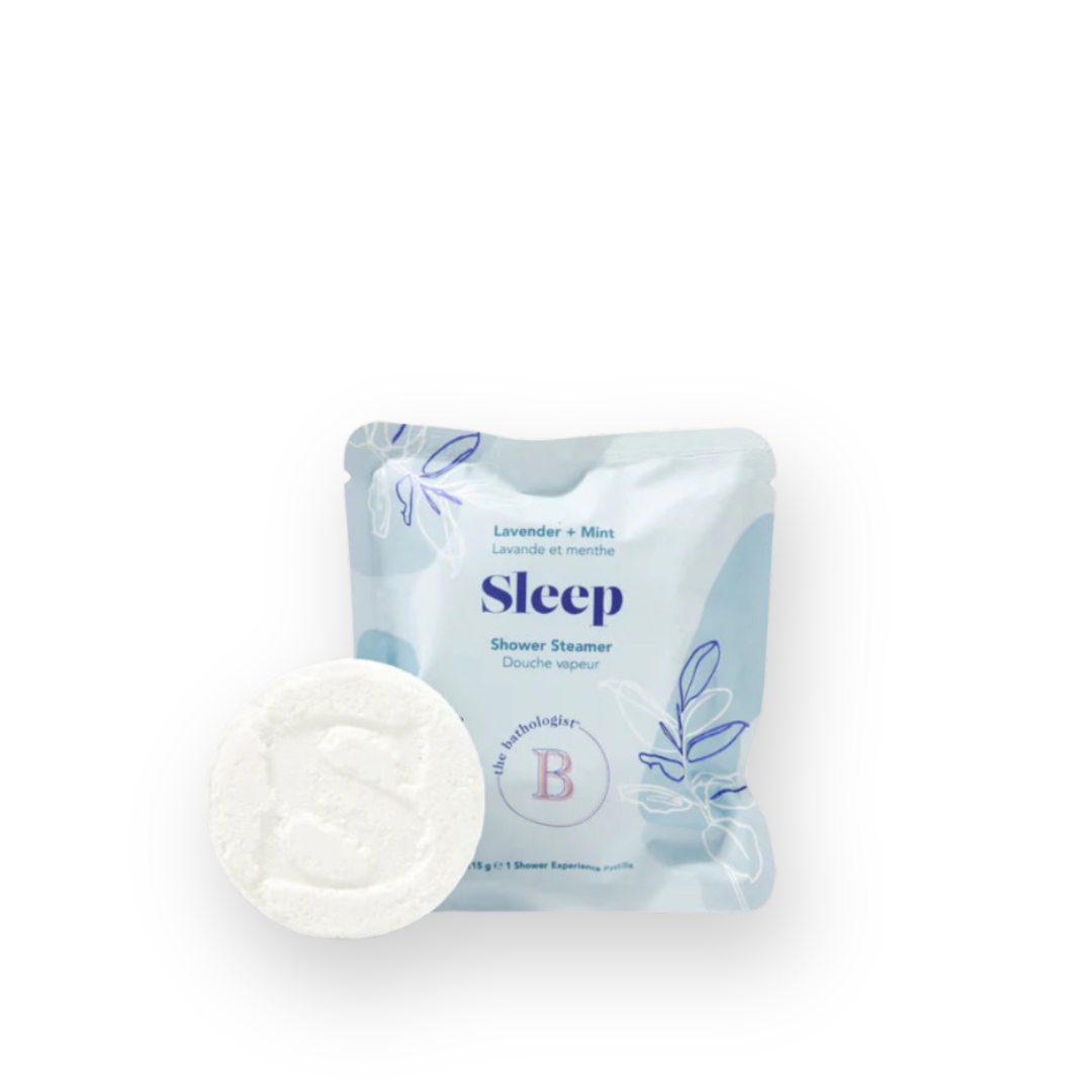 BATHORIUM - THE BATHOLOGIST SLEEP SHOWER STEAMER IN LAVENDER + MINT