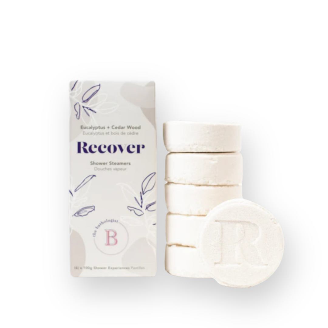 BATHORIUM - THE BATHOLOGIST RECOVER SHOWER STEAMER PACK IN EUCALYPTUS + CEDAR WOOD