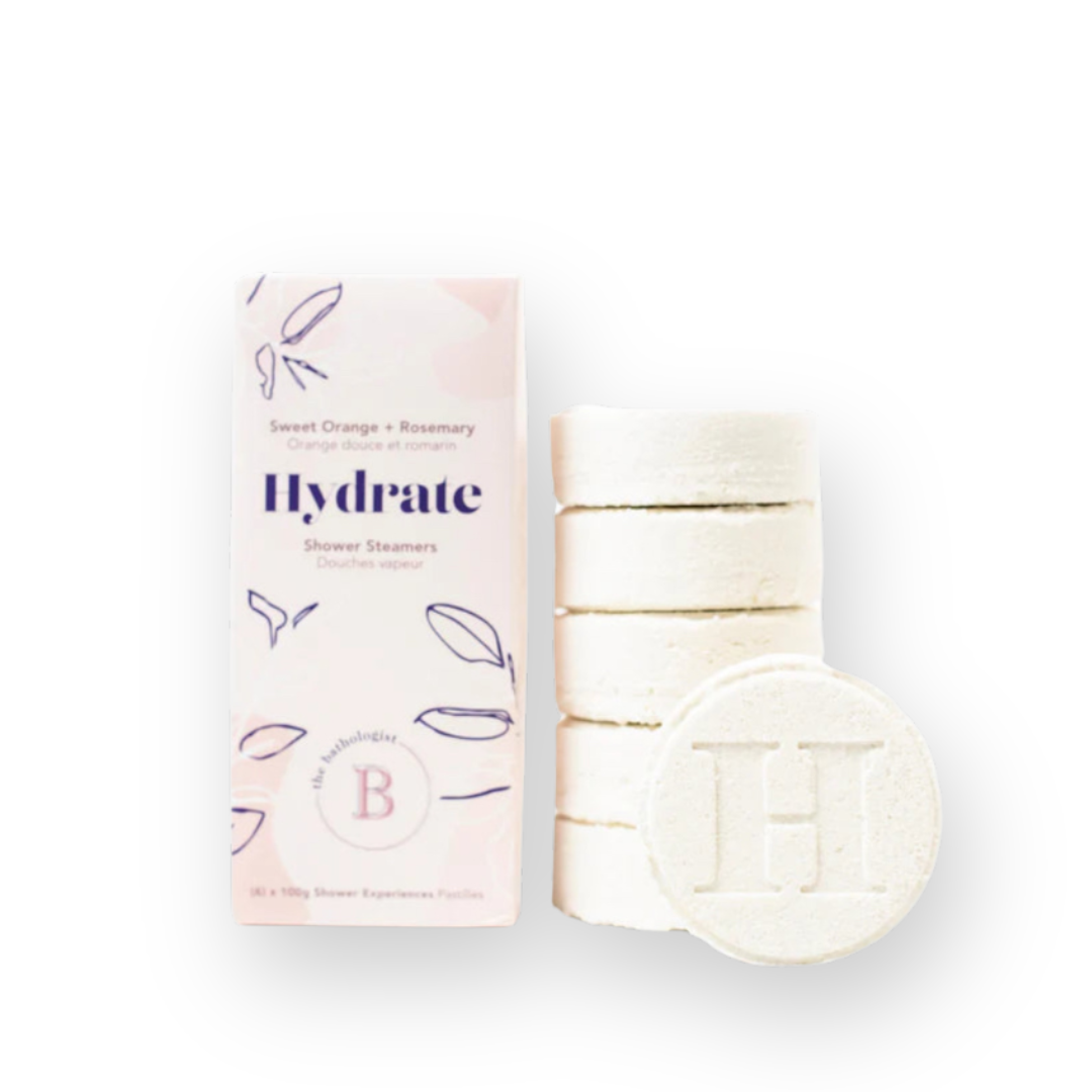 BATHORIUM - THE BATHOLOGIST HYDRATE SHOWER STEAMER PACK IN SWEET ORANGE + ROSEMARY