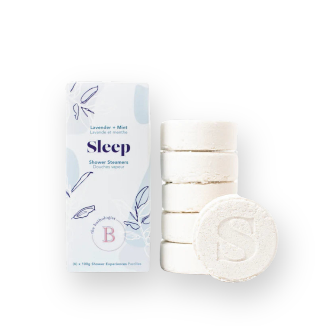BATHORIUM - THE BATHOLOGIST SLEEP SHOWER STEAMER PACK IN LAVENDER + MINT