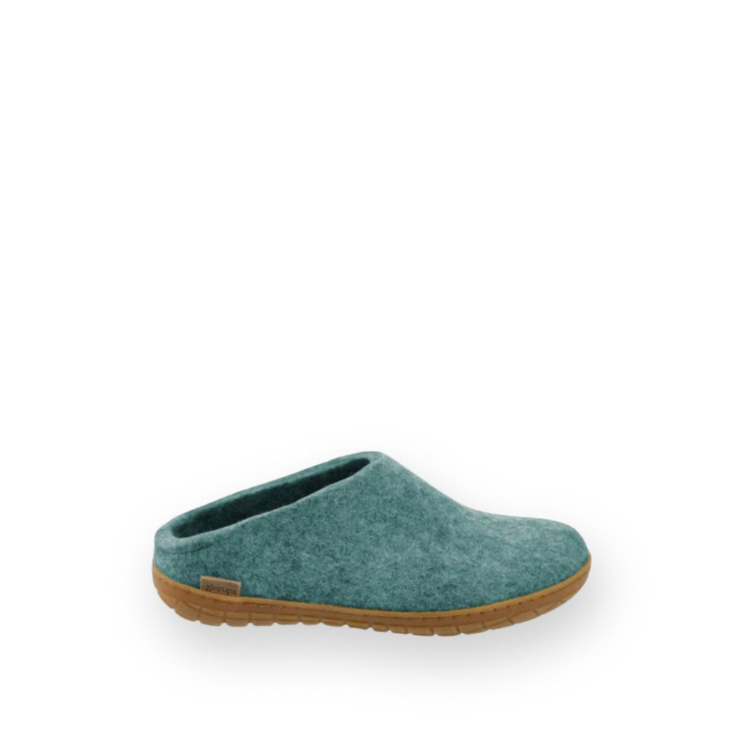 GLERUPS - SLIP ON RUBBER SOLE IN NORTH SEA WOOL