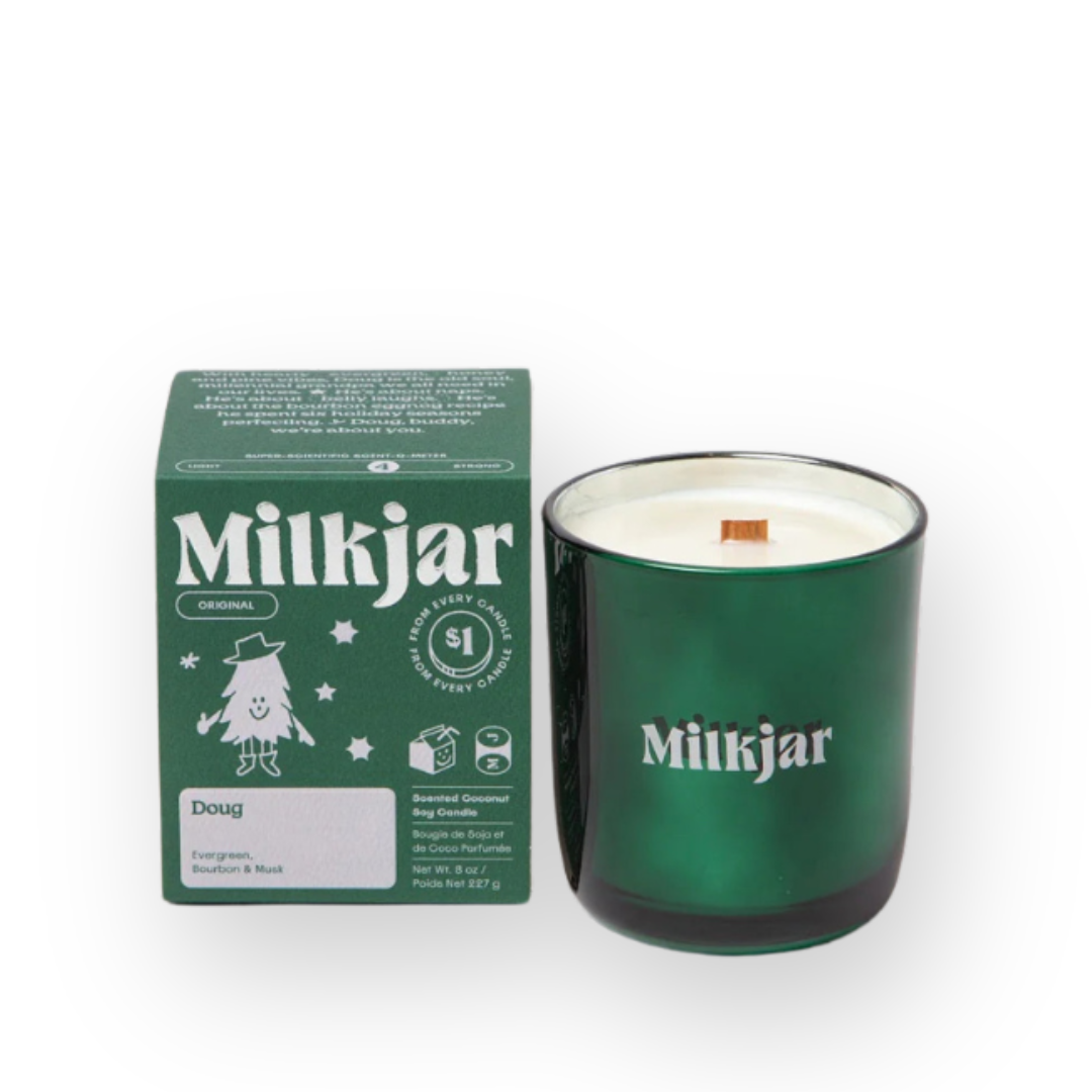 MILKJAR - SOY WAX CANDLE IN DOUG