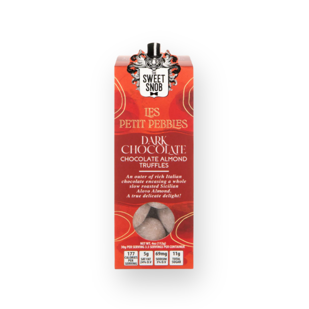 THE SWEET SNOB - LES PETIT PEBBLES IN DARK CHOCOLATE