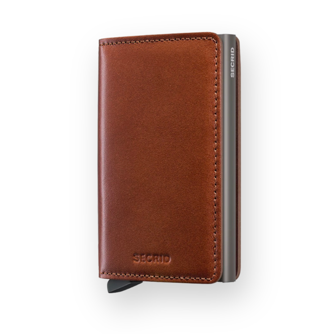 SECRID - SLIMWALLET IN TEXANO SADDLE LEATHER