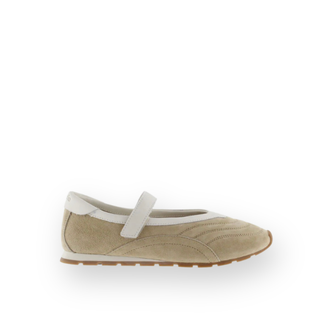 VICTORIA - ASTER MARY-JANE SNEAKER 1159107 IN BEIGE SUEDE