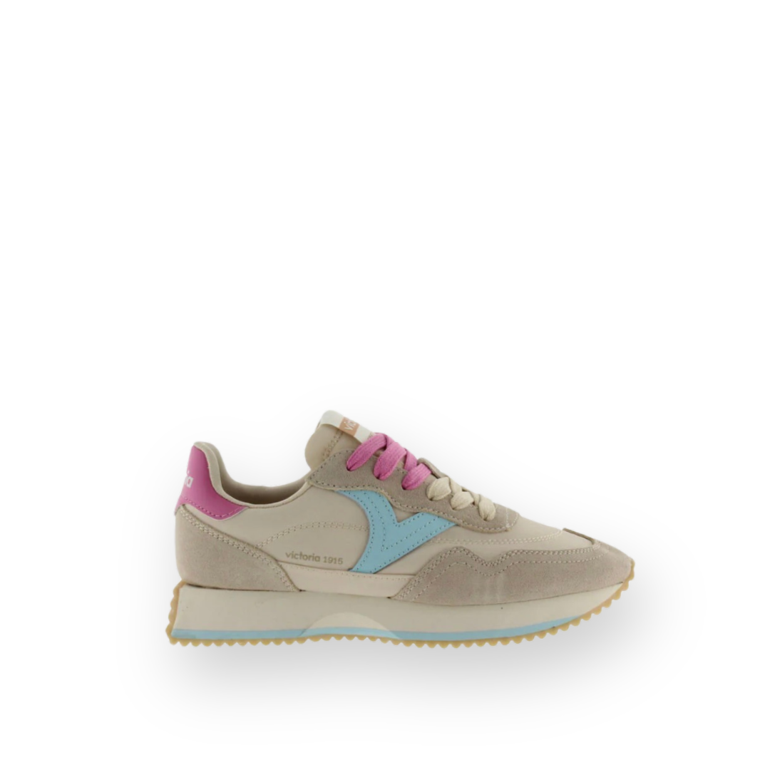 VICTORIA - COSMOS SNEAKER 1134117 IN BEIGE NYLON