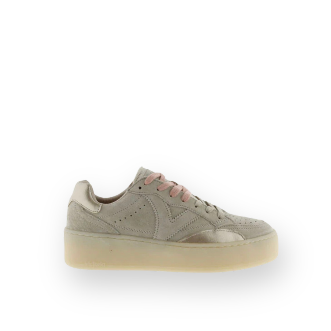 VICTORIA - TURIN SNEAKER 1265100 IN BEIGE SUEDE
