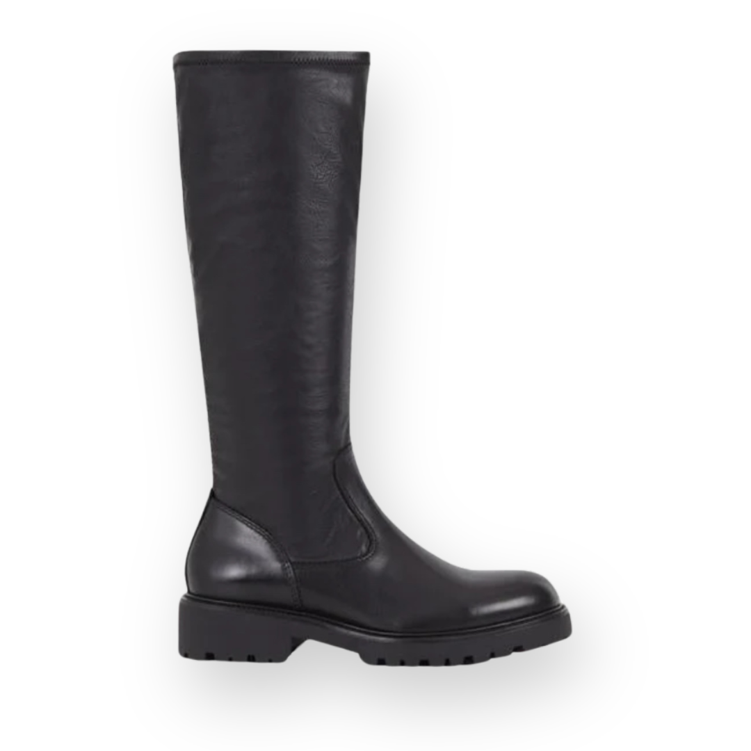 VAGABOND SHOEMAKERS - KENOVA TALL BOOT IN BLACK LEATHER