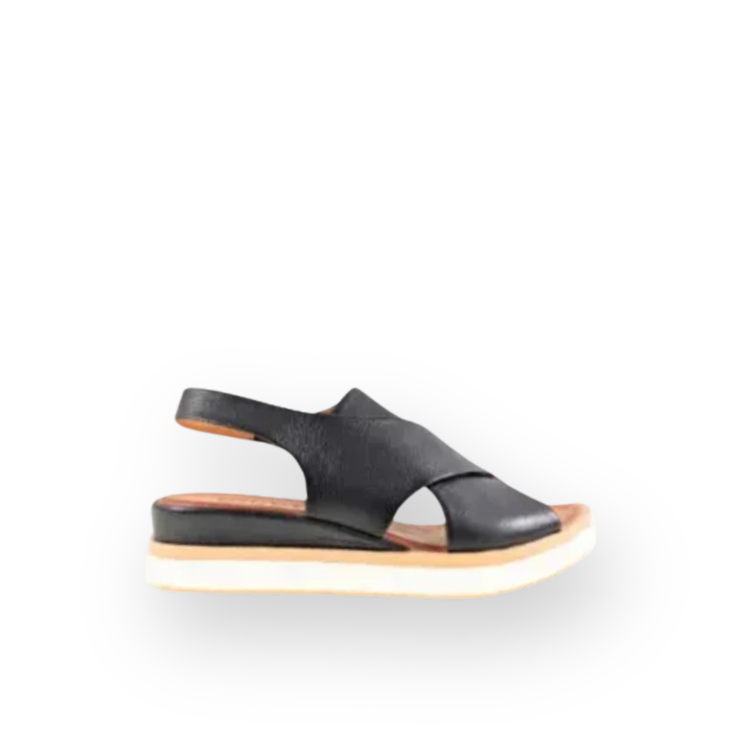 ATELIERS - CARTAGENA SANDAL IN BLACK LEATHER