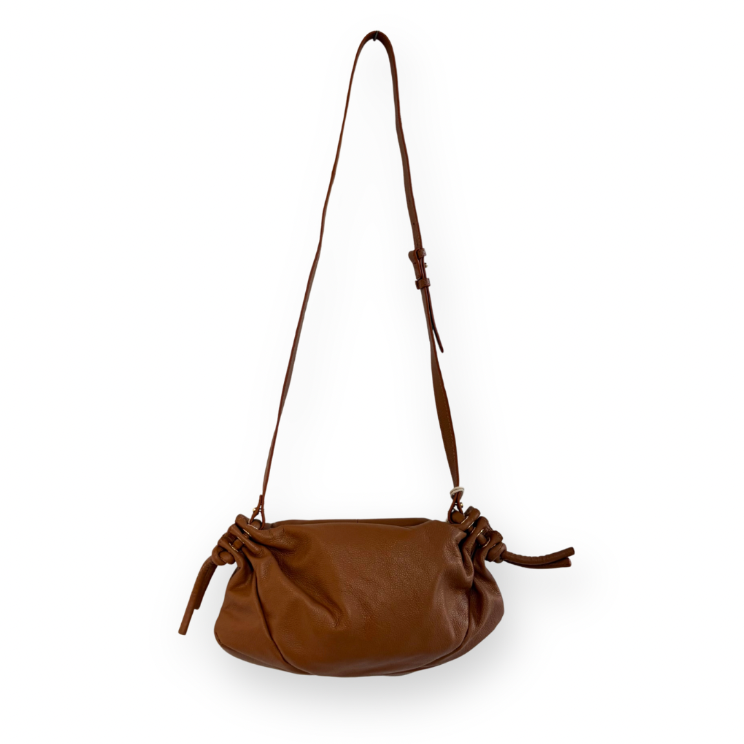 RISA - ARIA CROSSBODY BAG IN TAN LEATHER