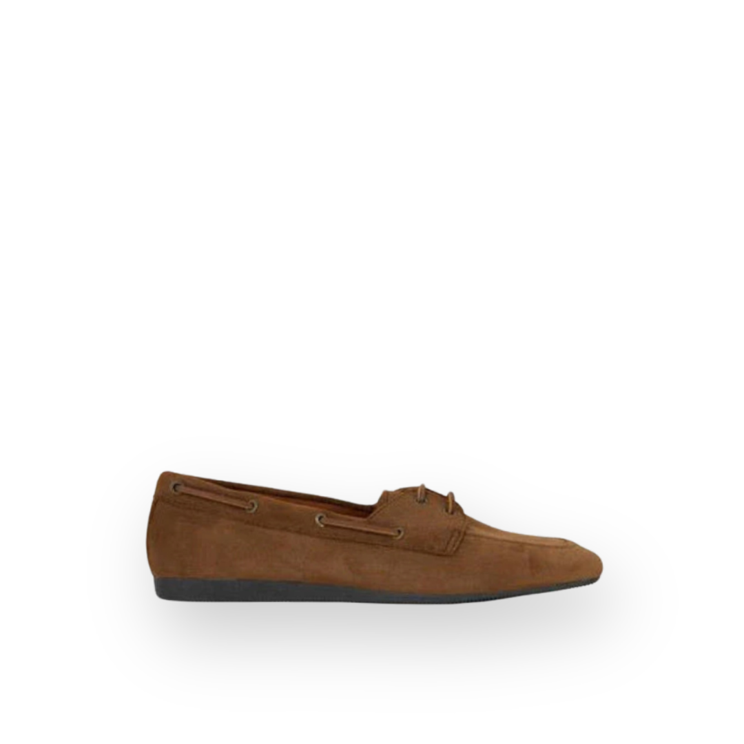VAGABOND SHOEMAKERS - HILLARY BOAT SHOE IN BROWN SUEDE