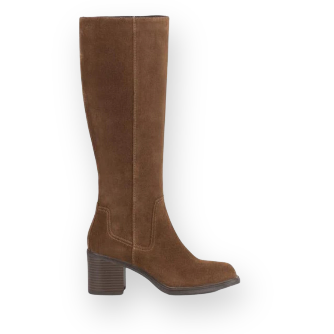 VAGABOND SHOEMAKERS - MERYL TALL BOOT IN BROWN SUEDE